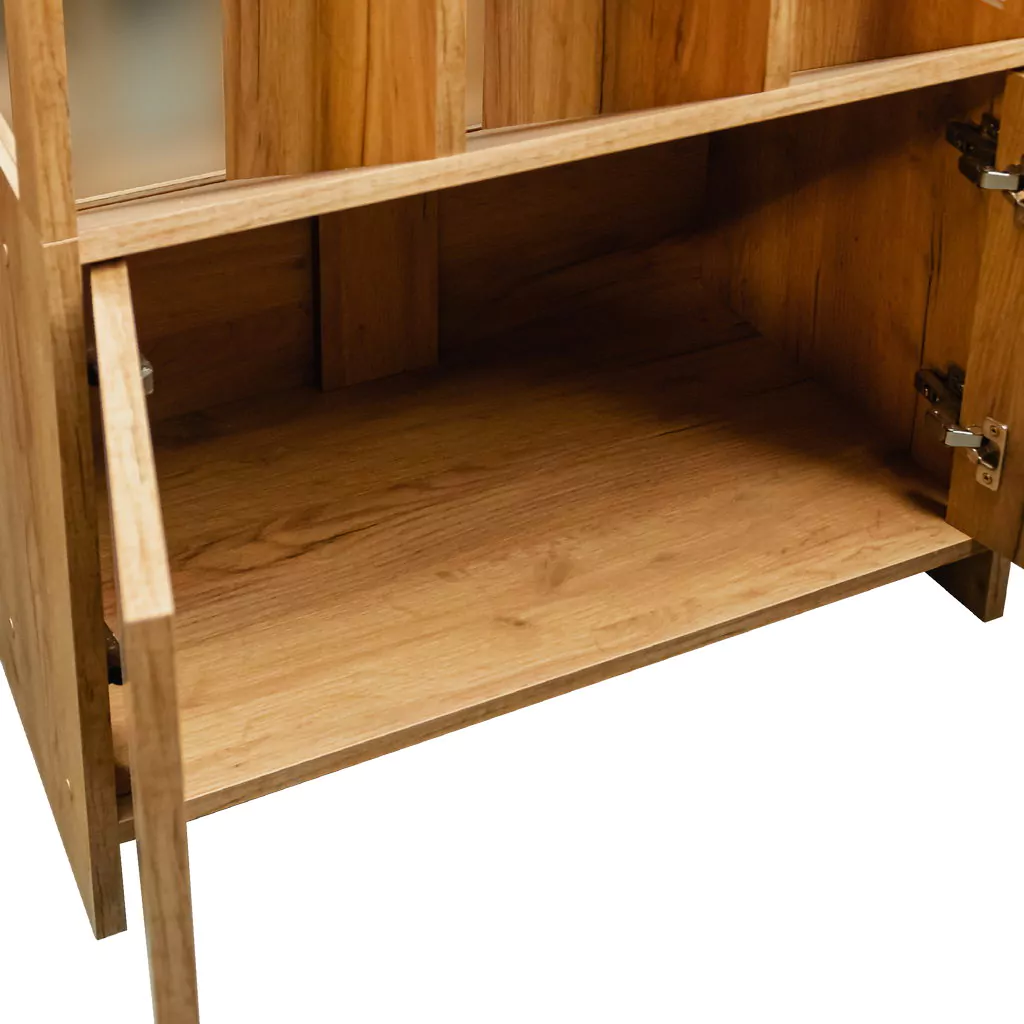 Vitrina prajituri 137cm, stejar kraft [3]