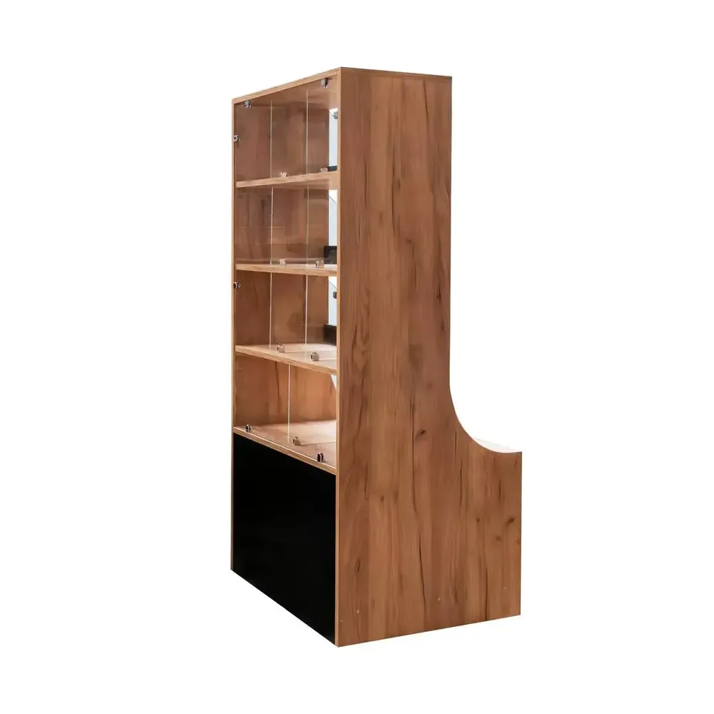 Vitrina prajituri 162cm, stejar kraft [1]