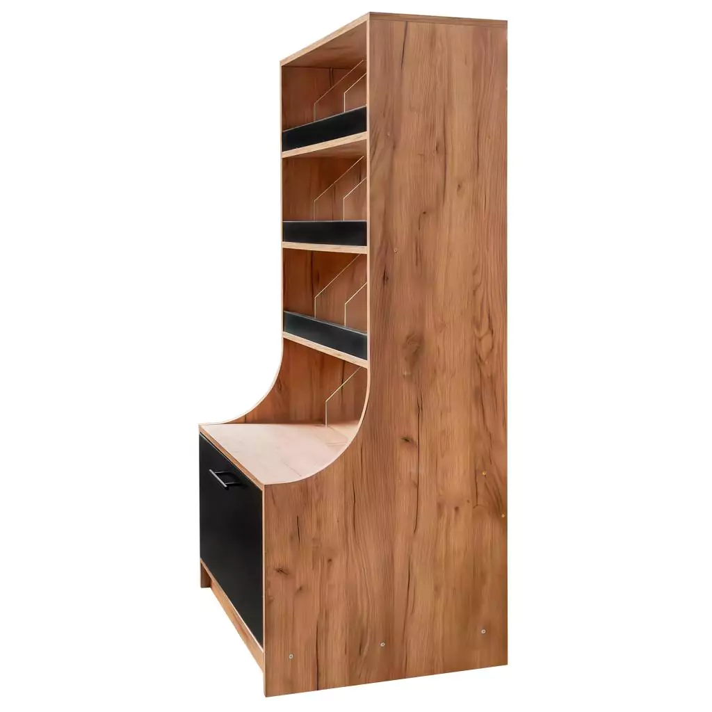 Vitrina prajituri 162cm, stejar kraft [3]