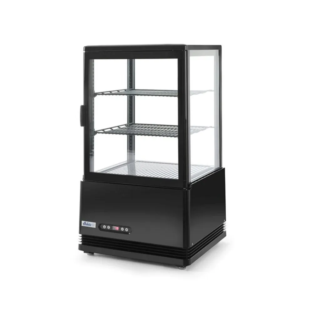 Vitrina prezentare 58L, neagra, 2-6°C, 170W, 2 rafturi [1]