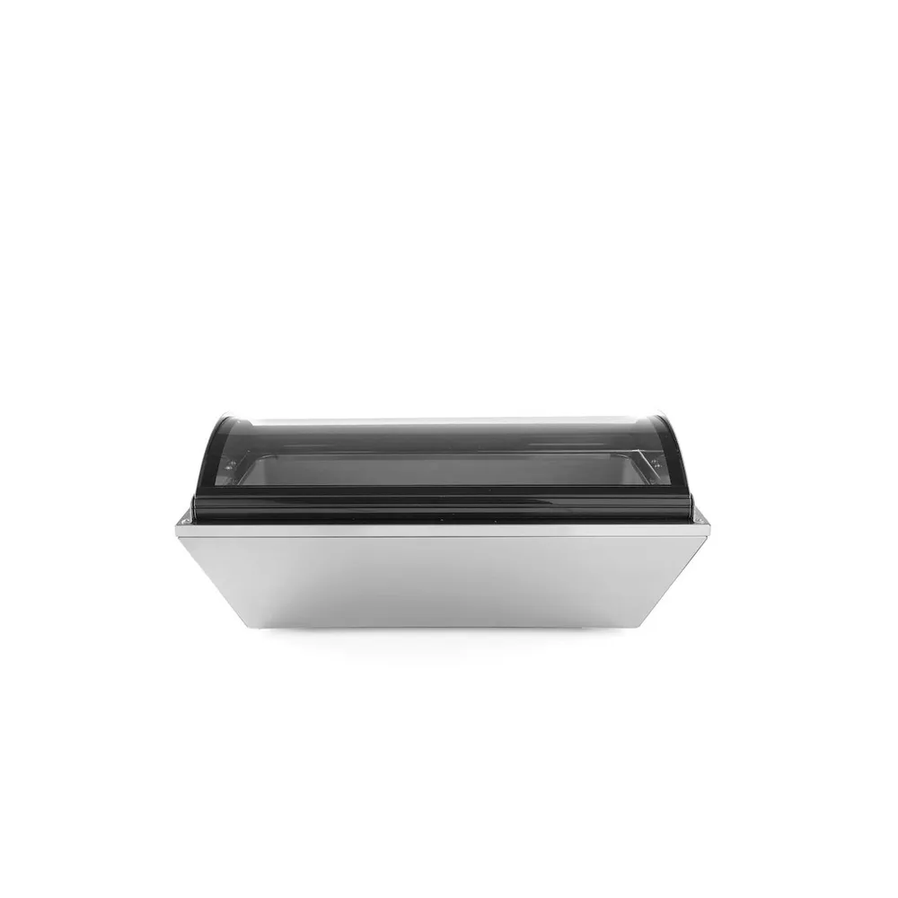 Vitrina prezentare salate 67L, 0-12°C, inox, digital [4]