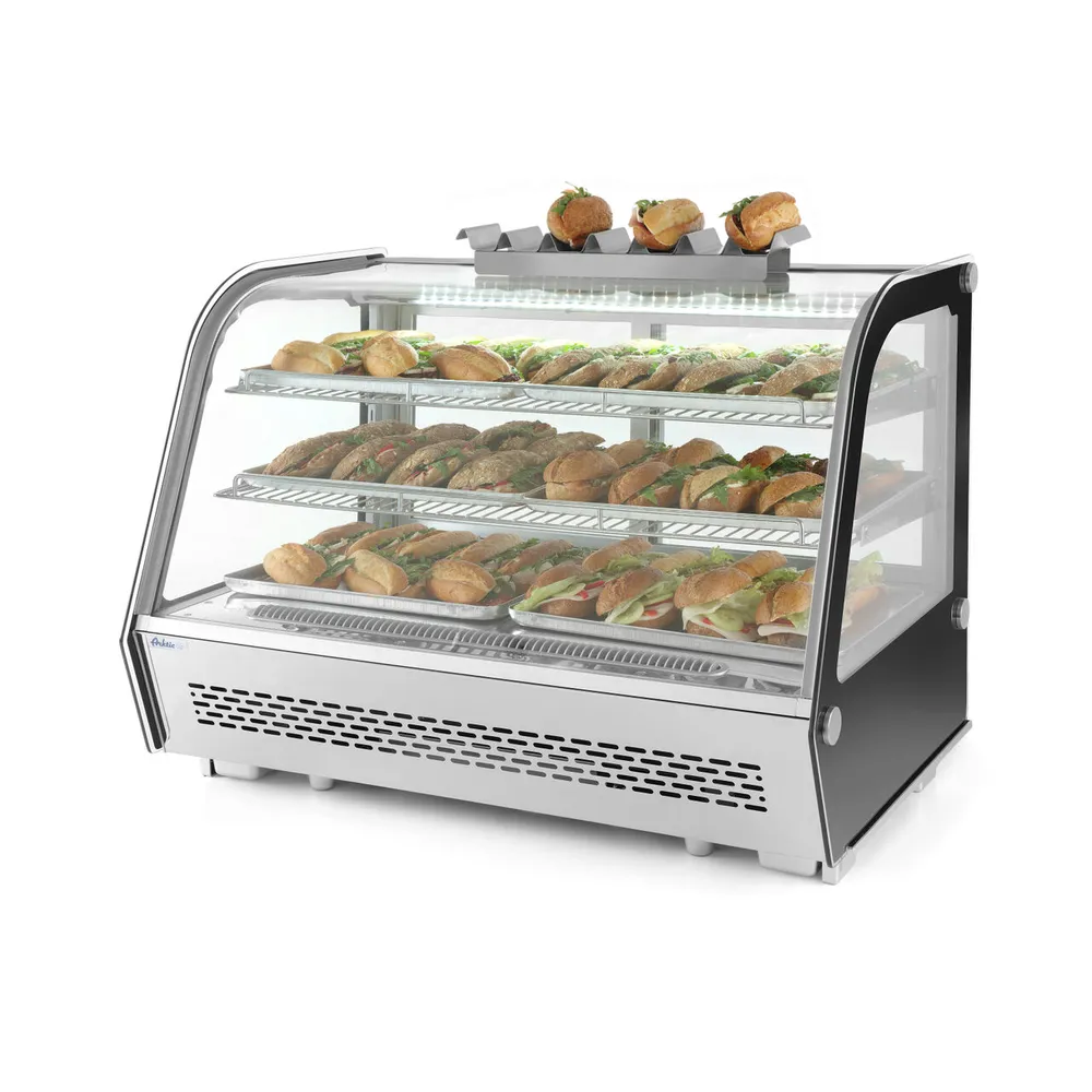 Vitrina rece prezentare 160L, inox, 2-6°C, 160W [4]