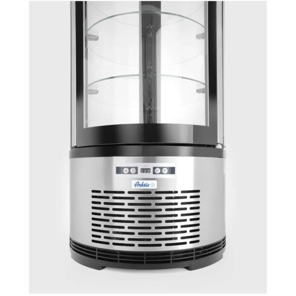 Vitrina rotunda refrigerata, 360L, inox, ø68x175cm [2]