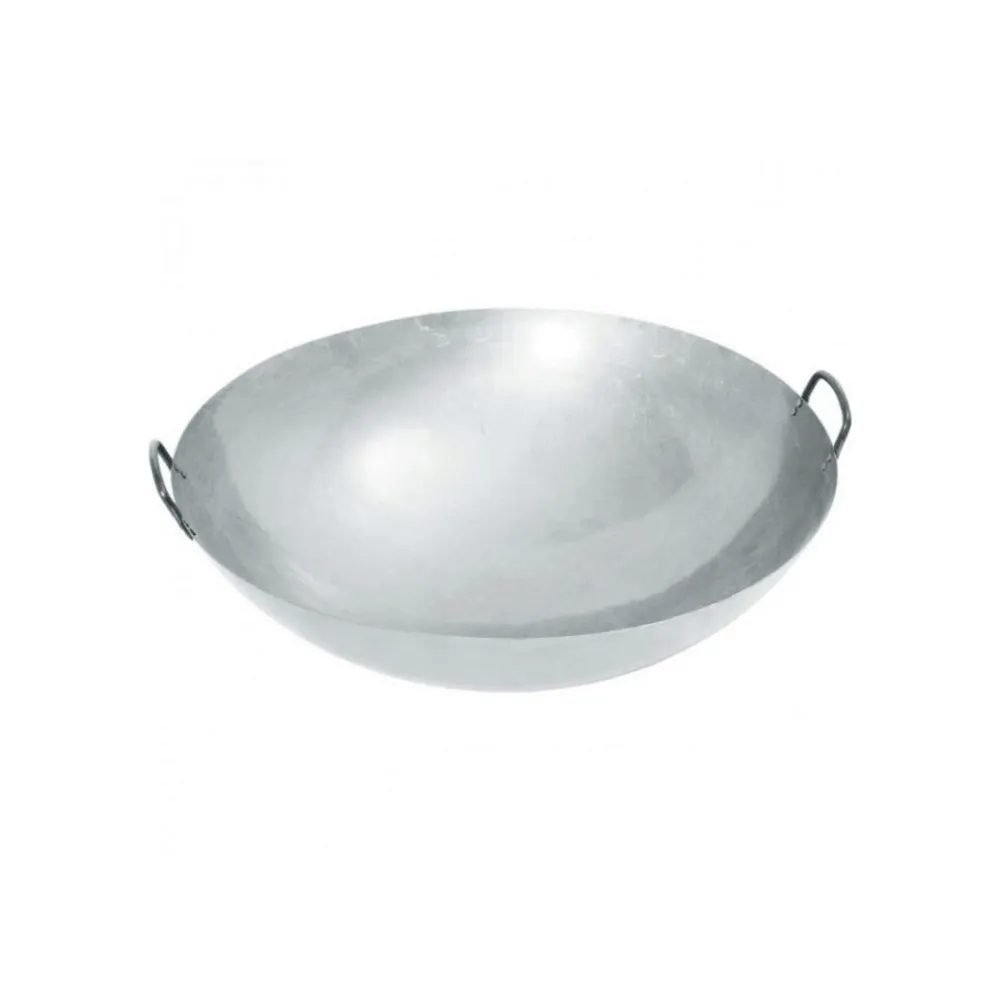 Wok mare profesional, tabla de otel, 70x23.5 cm [1]