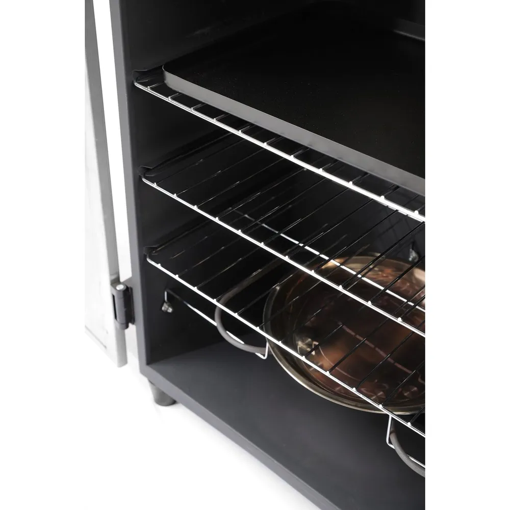 Afumatoare electrica, 1600 W, inox, cu 3 rafturi si agatatori [5]