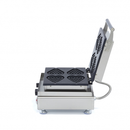 Aparat 4 waffle in forma de inima, 1750W, 230V [2]
