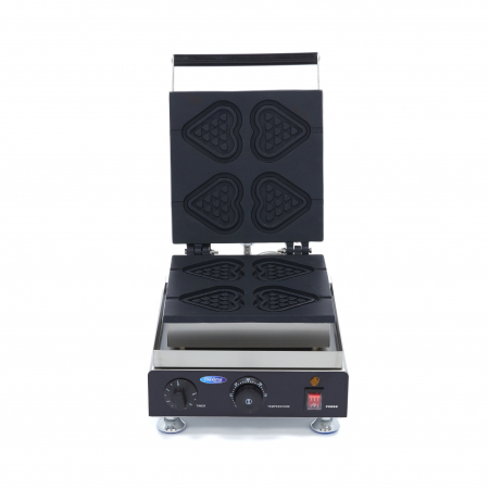Aparat 4 waffle in forma de inima, 1750W, 230V [1]