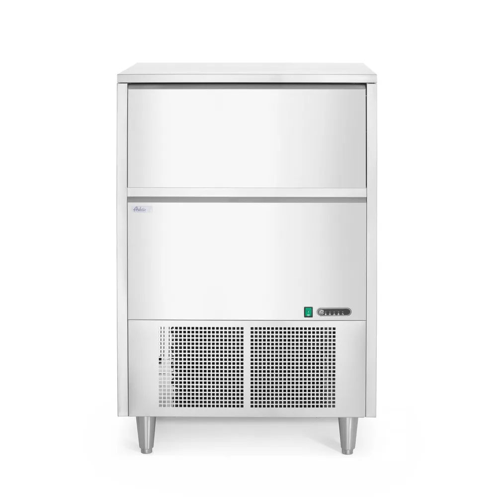 Aparate de facut gheata profesionale - Aparat cuburi gheata transparente 90kg/zi, stocare 42 kg