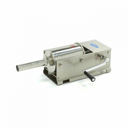 Masini de facut carnati - Aparat de facut carnati 3 litri orizontal manual cu 4 palnii inox