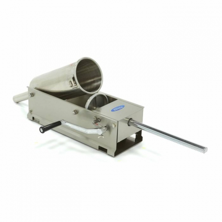 Aparat de facut carnati 5 litri orizontal manual cu 4 palnii inox [1]