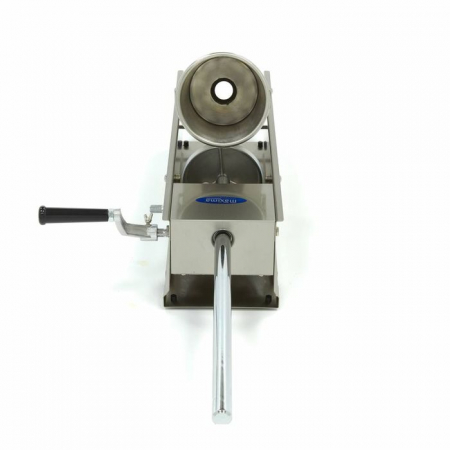 Aparat de facut carnati 7 litri orizontal manual cu 4 palnii inox [3]
