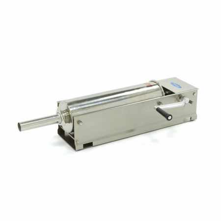 Masini de facut carnati - Aparat de facut carnati 7 litri orizontal manual cu 4 palnii inox