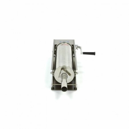 Aparat de facut carnati 7 litri orizontal manual cu 4 palnii inox [6]