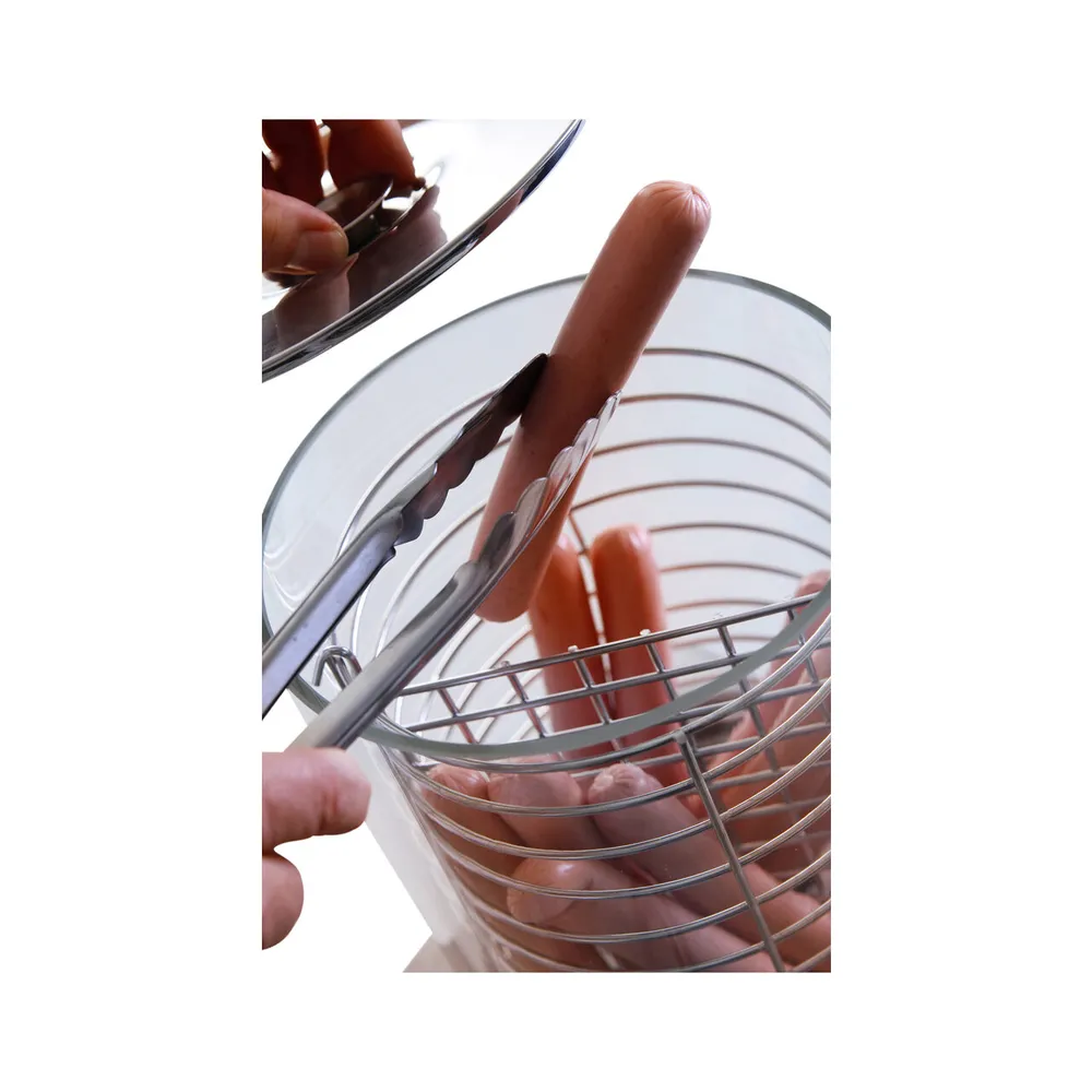 Aparat electric pentru hotdog, 500W, corp inox [1]