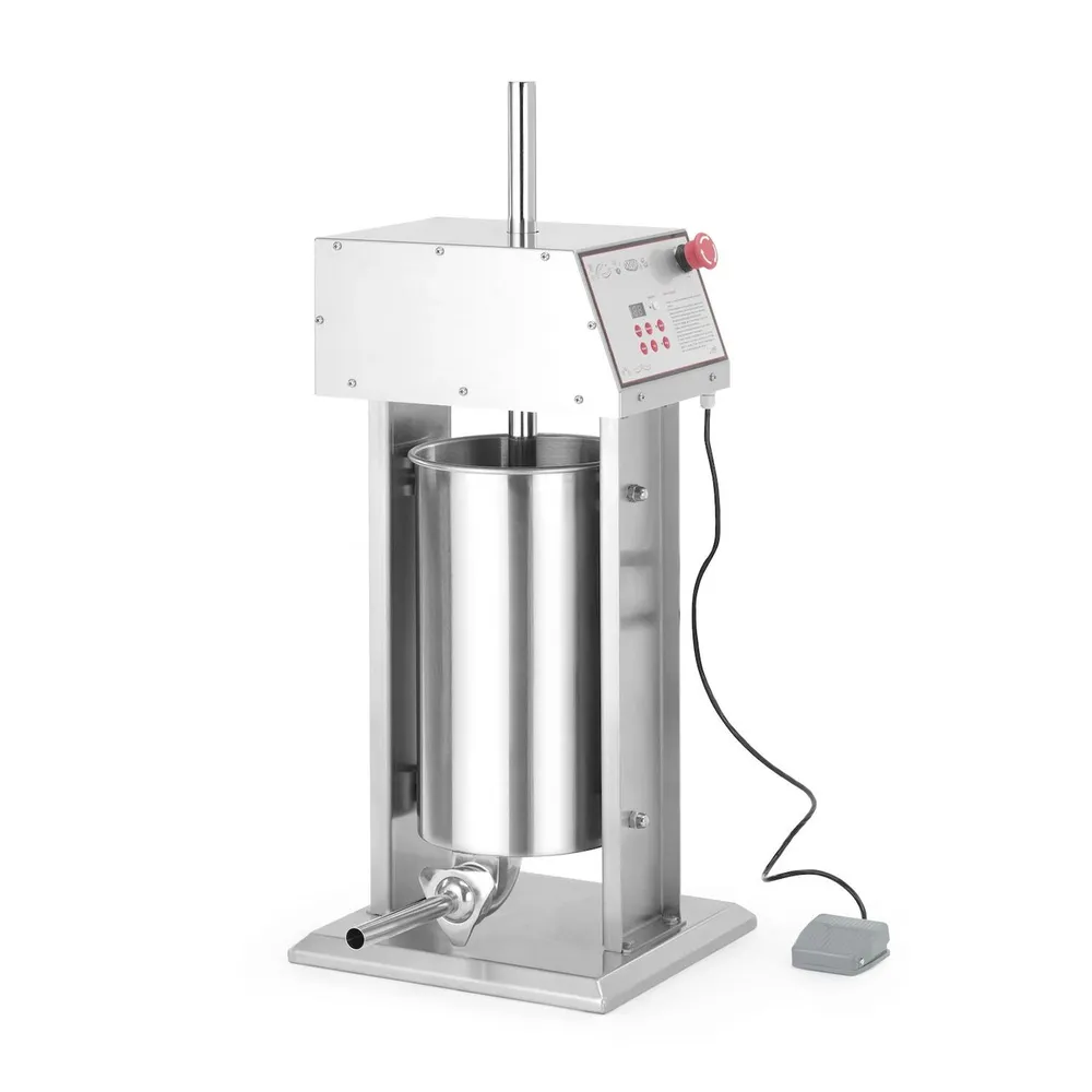 Masini de facut carnati - Aparat electric umplut carnati, 15L, inox, 45x35x75cm