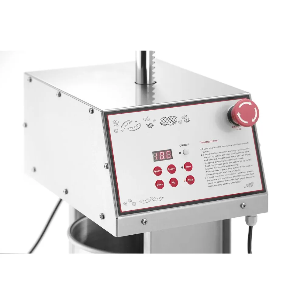 Aparat electric umplut carnati, 15L, inox, 45x35x75cm [2]