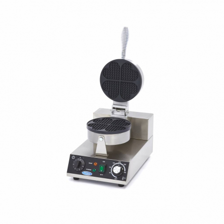 Aparate gofre profesionale - Aparat facut waffe 1 placa tip inima, 230V, 1 kW