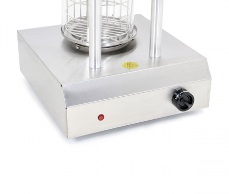 Aparat incalzitor hot-dog cu 2 tepuse si vas BHG06b [3]