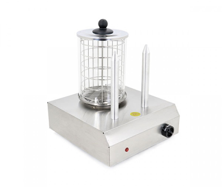 Aparat incalzitor hot-dog cu 2 tepuse si vas BHG06b [2]