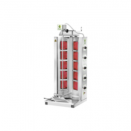 Echipamente Fast-food - Aparat kebab electric 10 arzatoare, 400V, 7 kW, GYR100