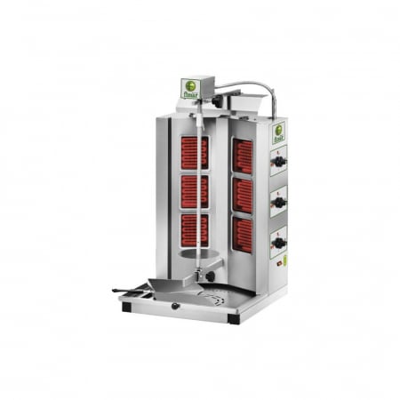 Echipamente Fast-food - Aparat kebab electric 6 arzatoare, 400V, 4,2 kW, GYR60