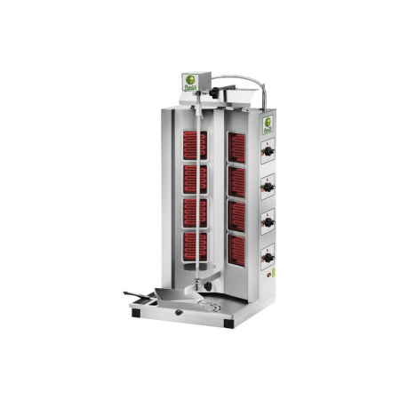 Aparate de shaorma - Aparat kebab electric 8 arzatoare, 400V, 5,6 kW, GYR80