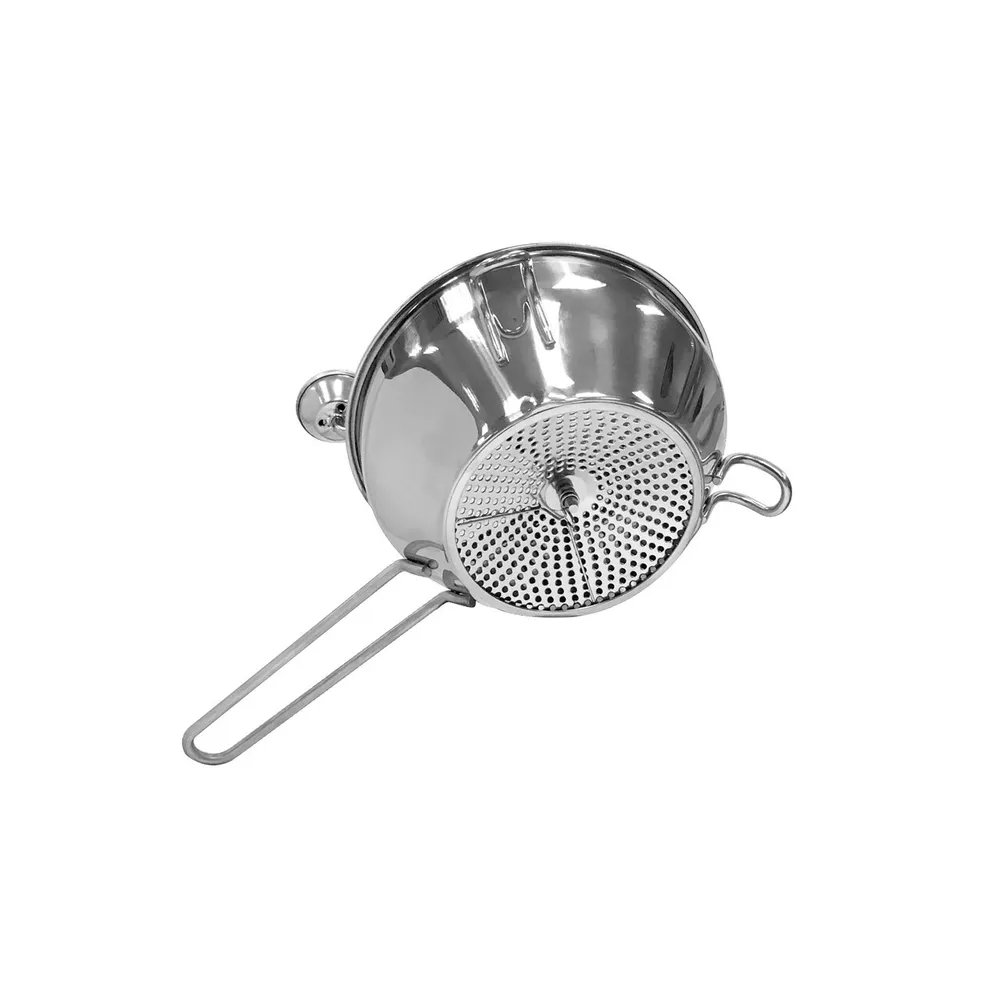 Accesorii bucatarie - Aparat pasat legume inox, 20 cm, cu 2 lame incluse