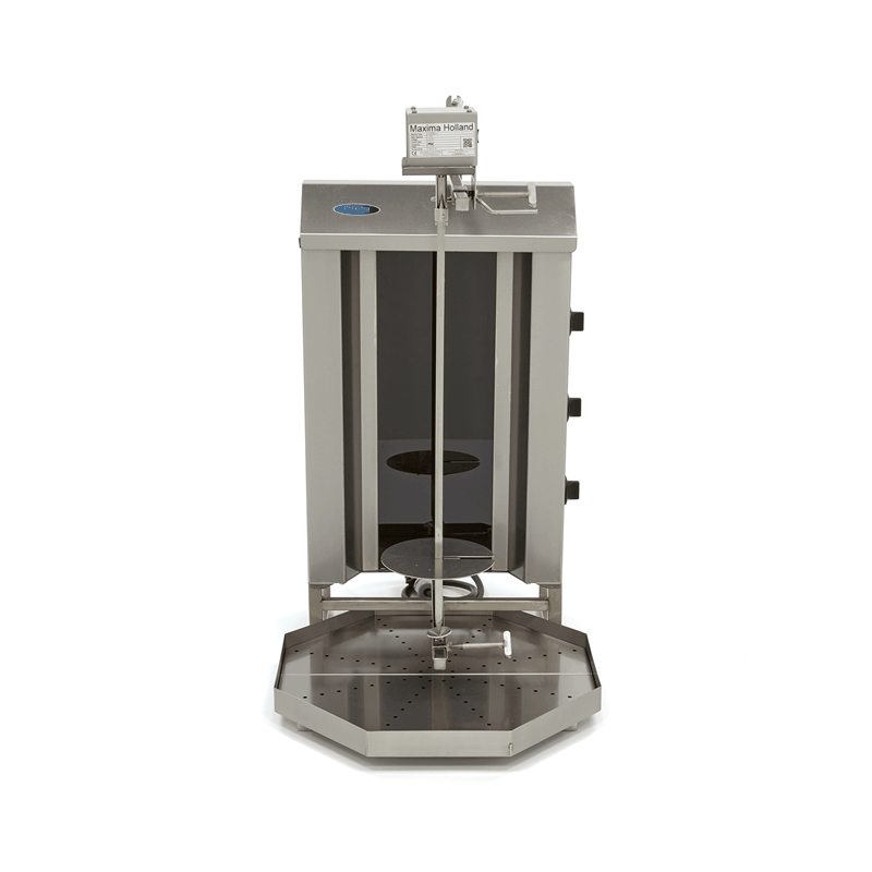 Aparat pentru shaorma si kebab electrica cu 3 arzatoare, 30 kg, 5100 W, 230V [3]
