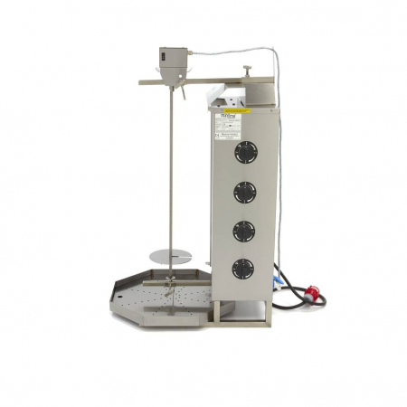 Aparat pentru shaorma si kebab electrica cu 4 arzatoare, 50 kg, 6800 W, 400V [2]