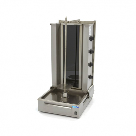 Aparate de shaorma - Aparat pentru shaorma si kebab electrica cu 4 arzatoare, 70 kg, 6800 W, 230V