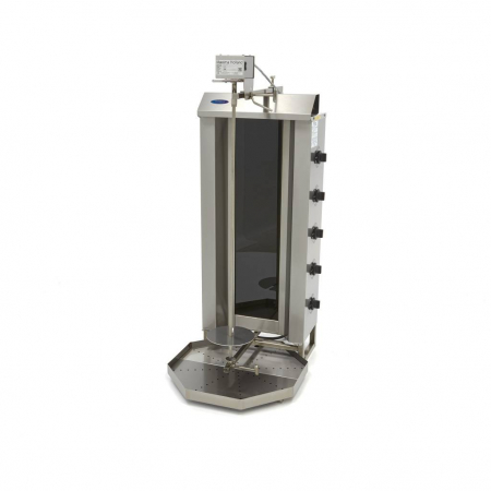Echipamente Fast-food - Aparat pentru shaorma si kebab electrica cu 5 arzatoare, 80 kg, 8500 W, 400V
