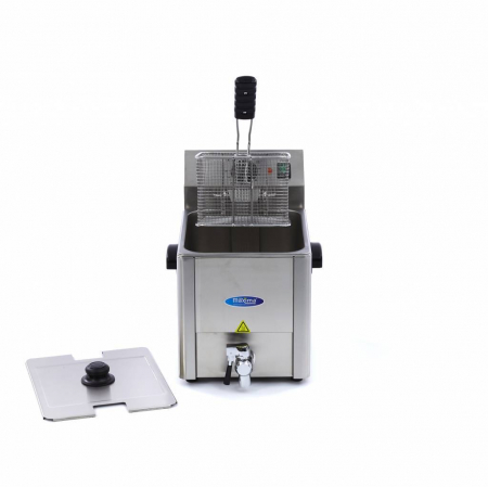 Friteuza electrica cu robinet 8L, 3250W, 230V [2]