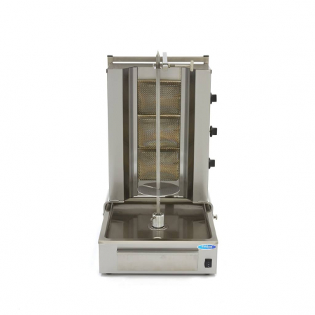 Aparat pentru shaorma si kebab pe gaz cu 3 arzatoare, 40 kg, 9,96 kW [1]