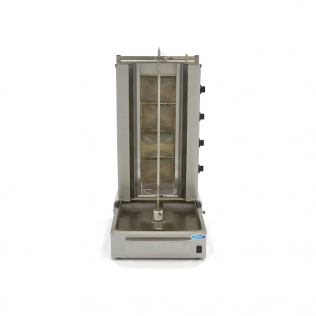 Aparat pentru shaorma si kebab pe gaz cu 4 arzatoare, 70 kg, 13,28 kW [1]