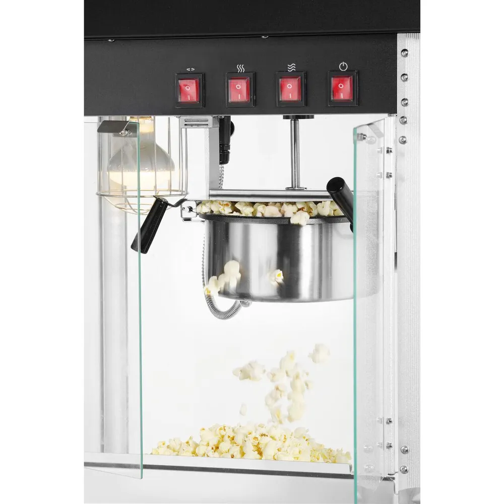 Aparat popcorn Black Edition, 1500W, baza incalzita [2]