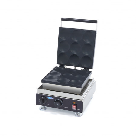 Plite clatite profesionale - Aparat profesional clatite americane 9 bucati, 230V, 1,75 kW