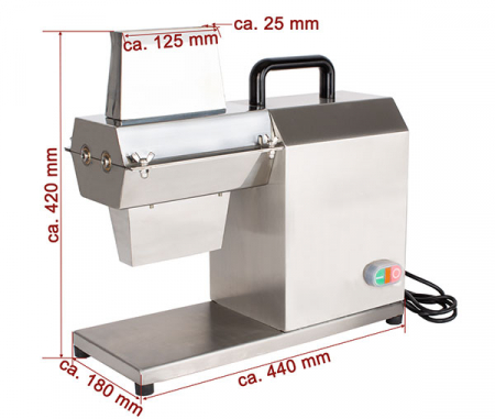 Aparat profesional de fragezit carne electric, 230V, 0,45kW, BES450 [2]