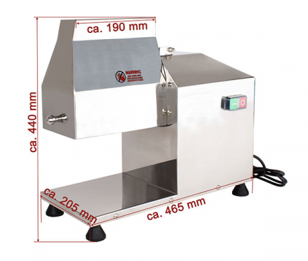 Aparat profesional fragezit carne electric, 230V, 0,35kW, BESTrioA [1]