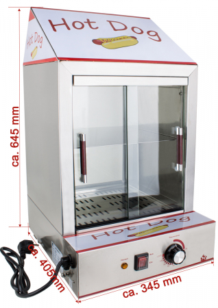 Aparat profesional Hot-dog, 230V, 2kW, HDS-2 [1]