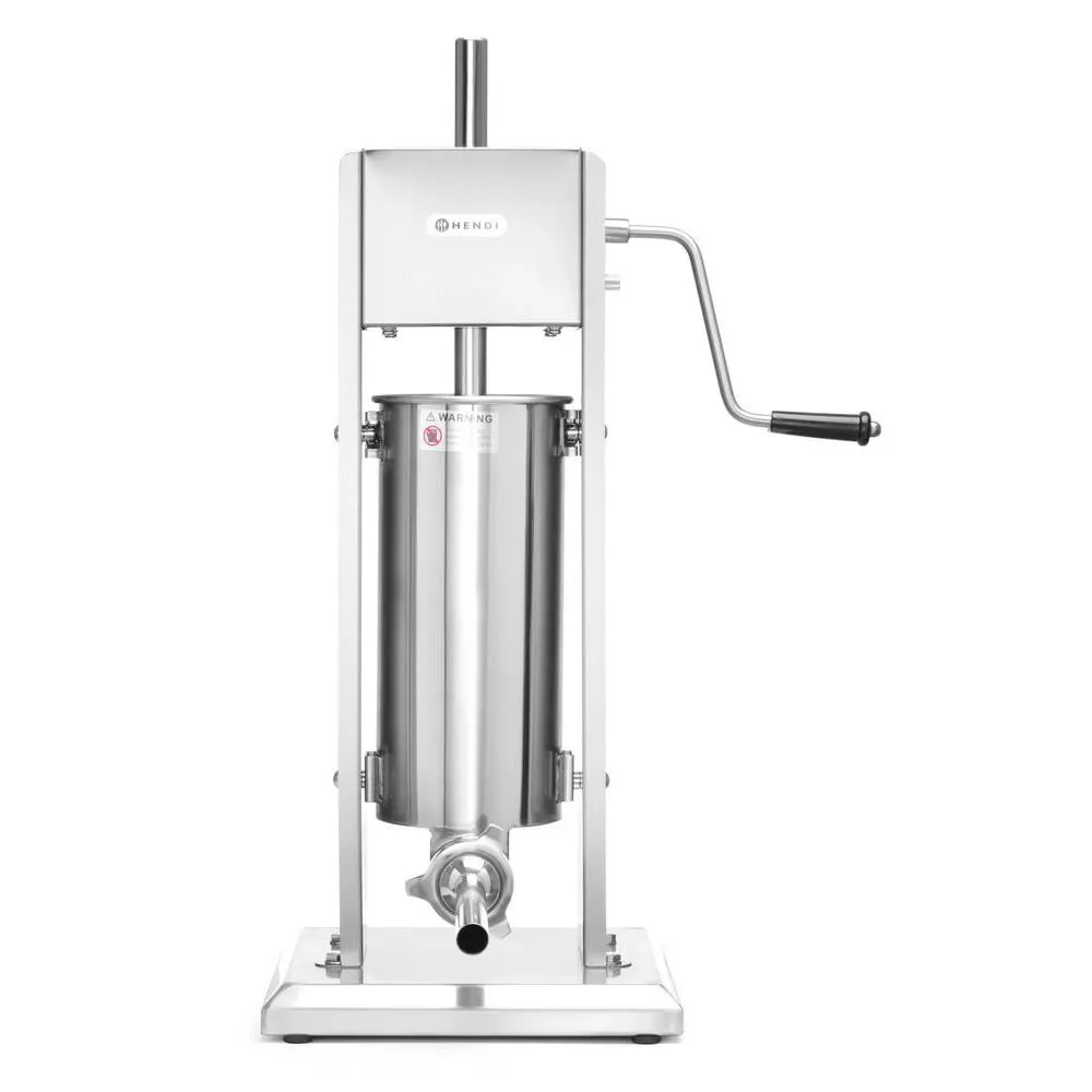 Aparat umplut carnati 5L, inox, 2 viteze, 30x34x69cm [2]