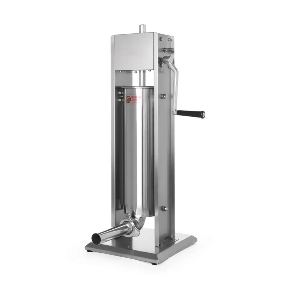 Masini de facut carnati - Aparat umplut carnati 7L, inox, 4 palnii, 30x30x77cm