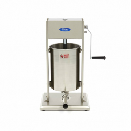 Masini de facut carnati - Aparat umplut carnati inox 12 litri, 4 palnii incluse