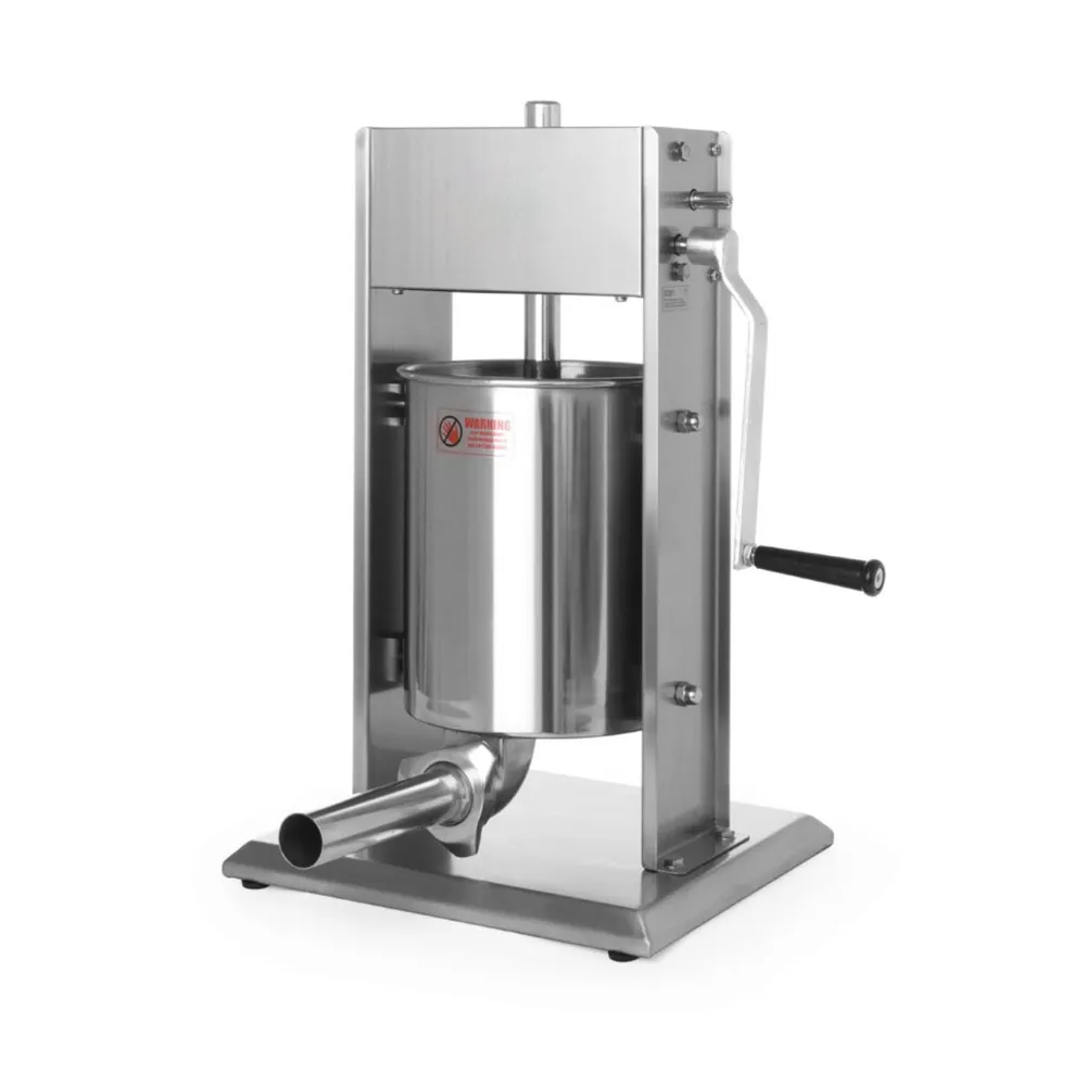 Masini de facut carnati - Aparat umplut carnati profesional 10L, 2 viteze, inox