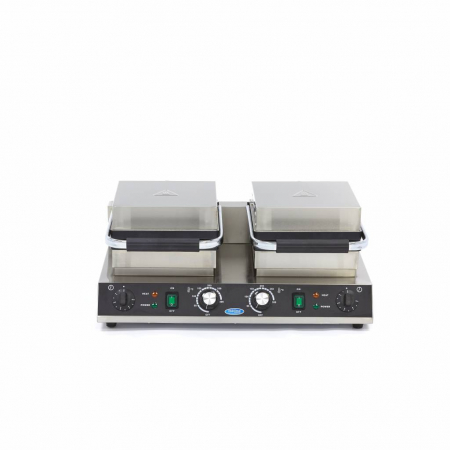 Aparat vafe 2 placi patrata, 230V, 2x1,6 kW [7]