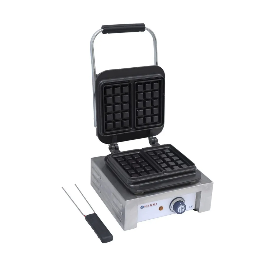 Aparate gofre profesionale - Aparat vafe belgiene, 2200W, 2 vafe, antiaderent