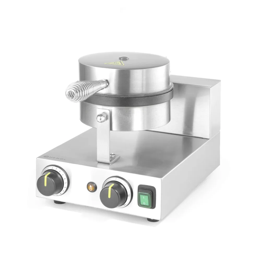 Aparat vafe rotunde, 1000W, Ø19 cm, antiaderent [1]