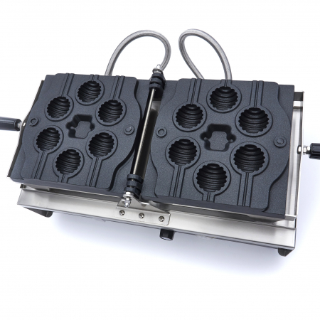 Aparat waffles, 6 forme Cake Pop, 230V, 1,2 kW [12]