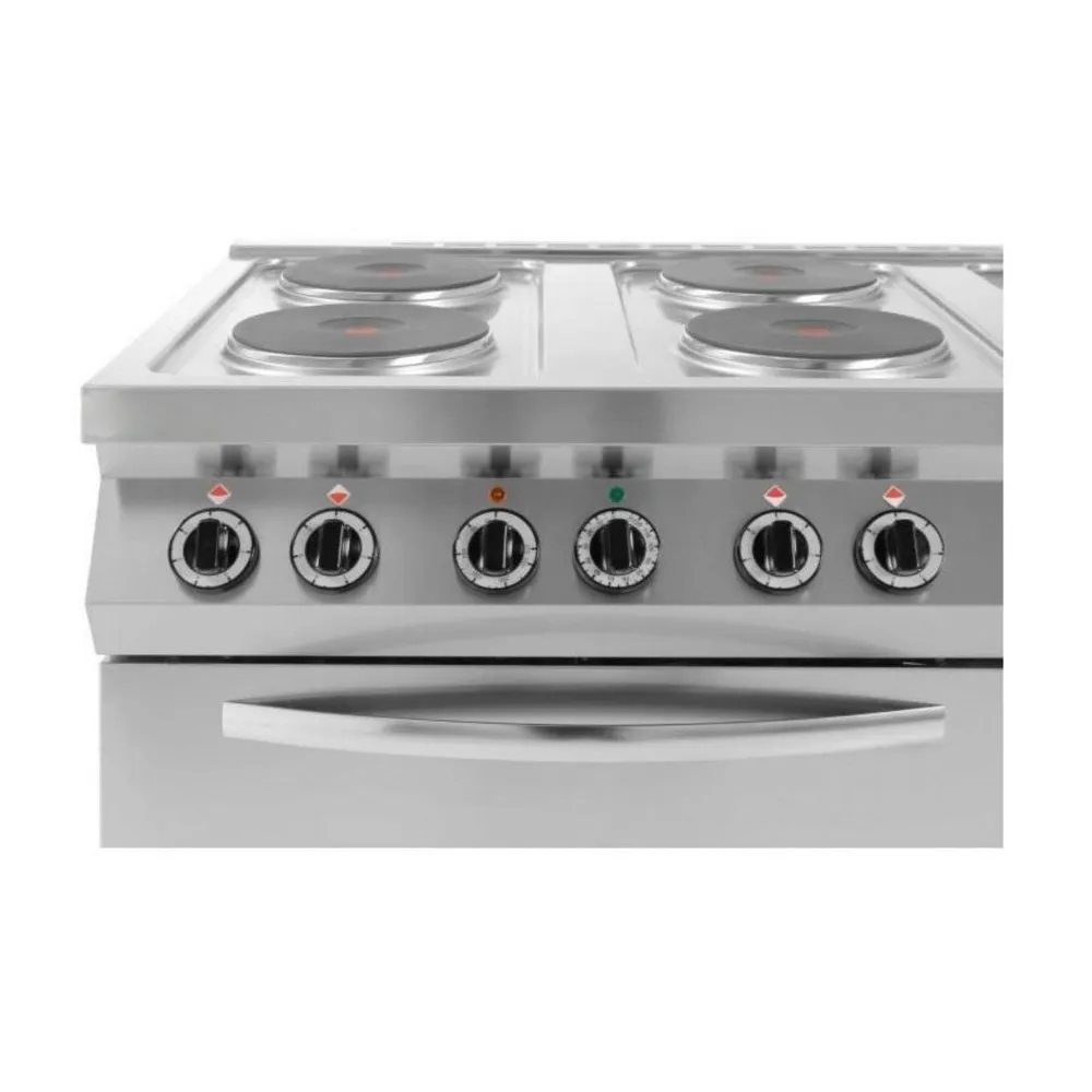 Aragaz electric profesional cu 6 plite si cuptor convectie [1]