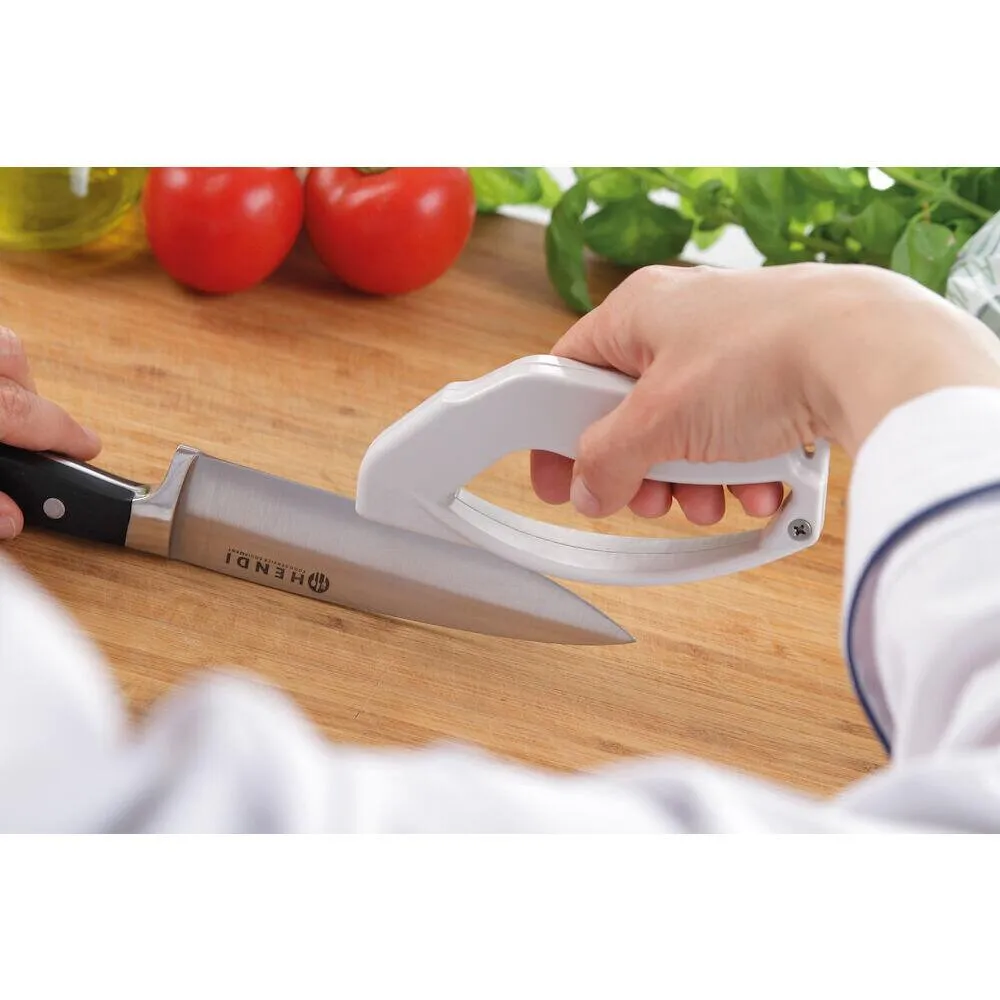 Ascutitor cutite ergonomic, lame carbon, cu protectie degete [1]