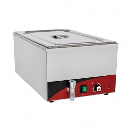 Echipamente Fast-food - Bain Marie 1 GN1/1 cu robinet, de banc, 230V, 1,2kW, BBM-1